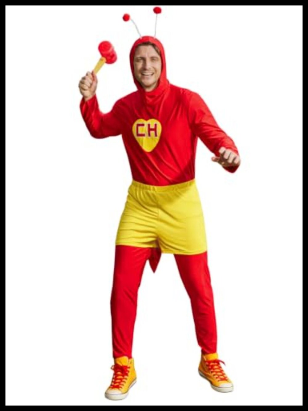 Mens Superhero Cosplay Costume 4 Piece Set Stretchy Breathable Halloween Outfit
